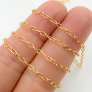14k Gold Filled Smooth Cable Chain